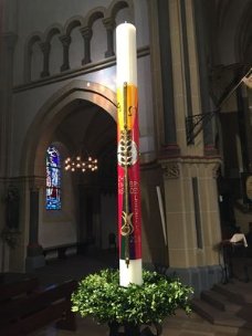Osterkerze St.Marien Neunkirchen