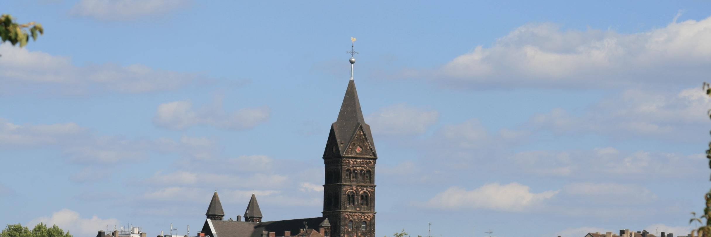 St Marien mit Stadtansicht
