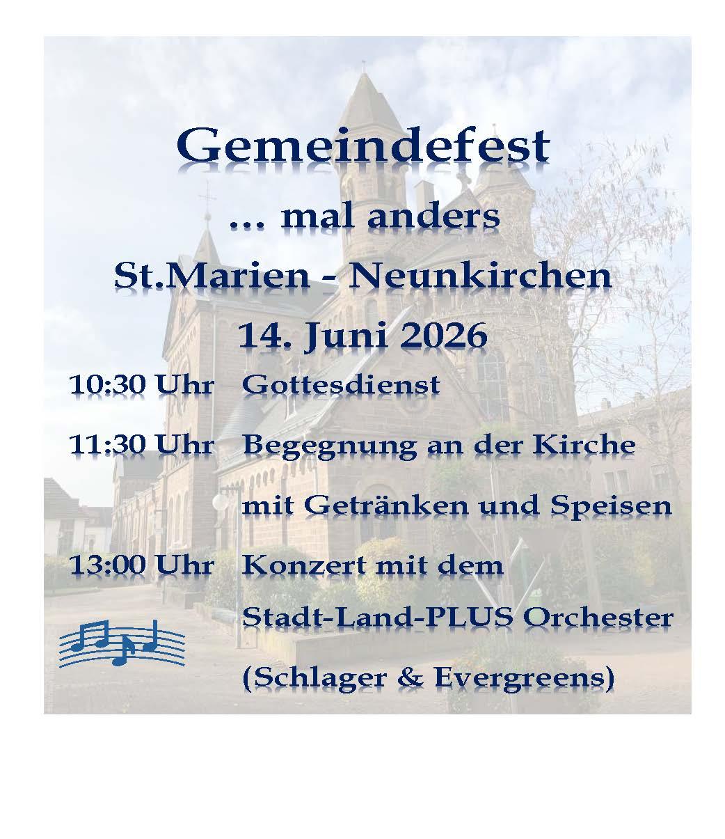 Gemeindefest ... mal anders - 2026