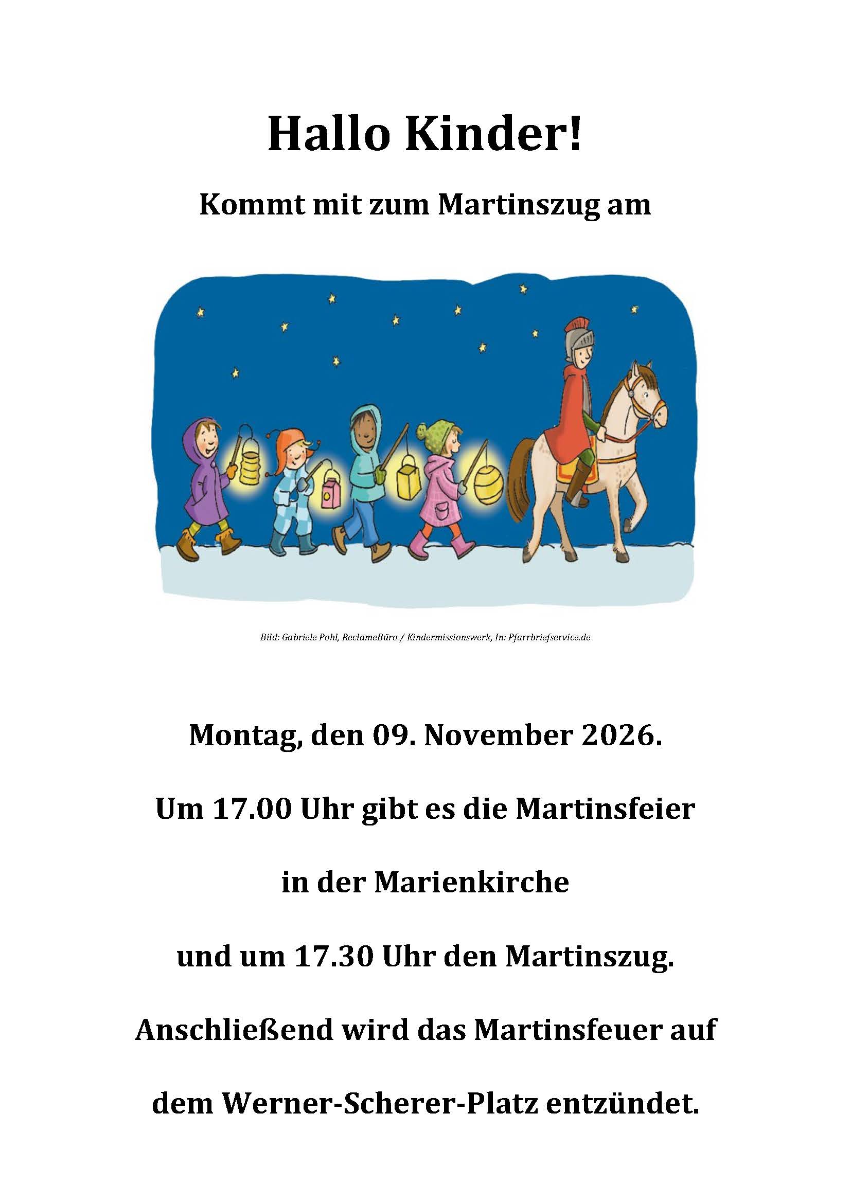 Plakat St. Martin 2026