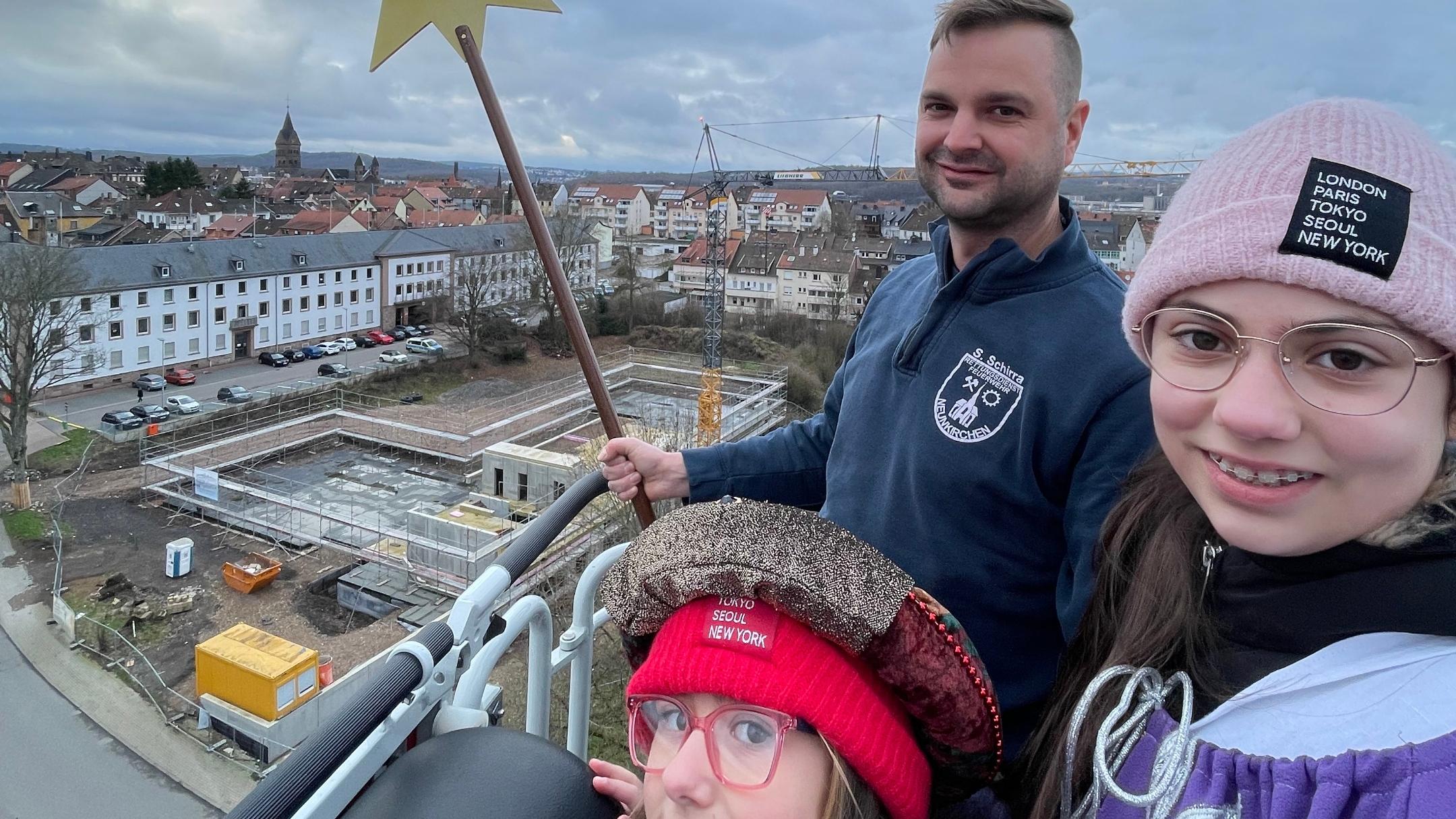 Sternsinger über Neunkirchen