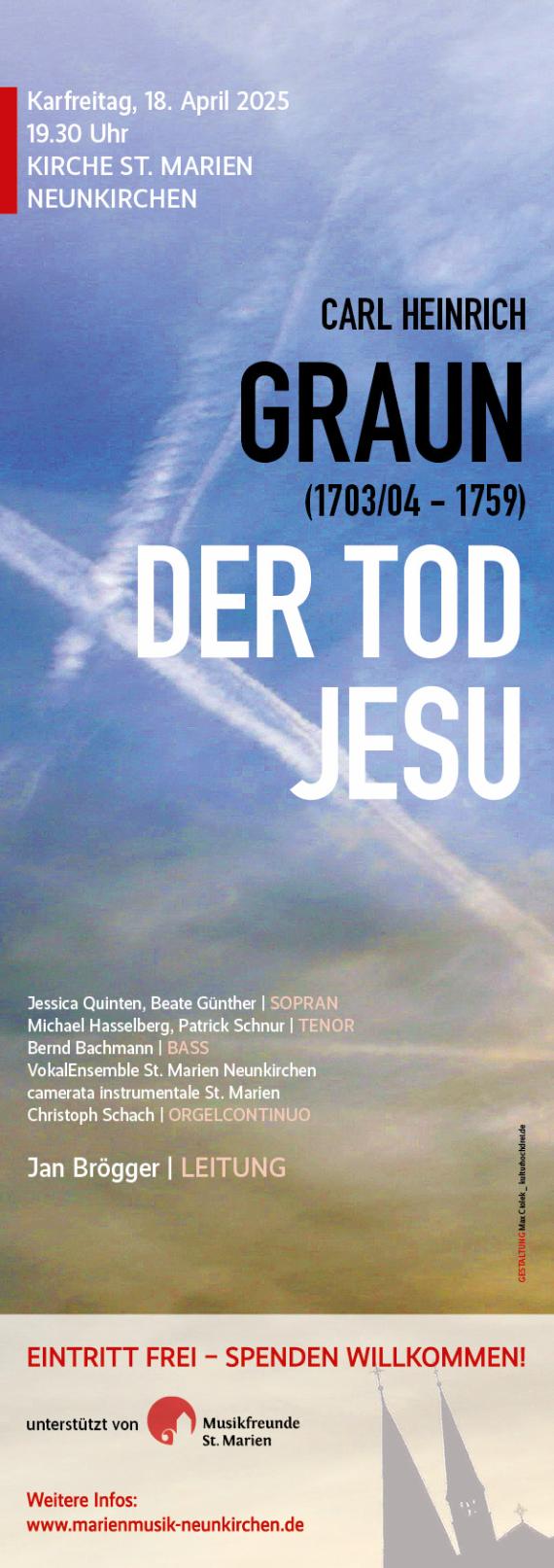 Plakat Passionskonzert 2025